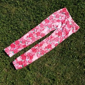 Hello Kitty Floral Pink Leggings